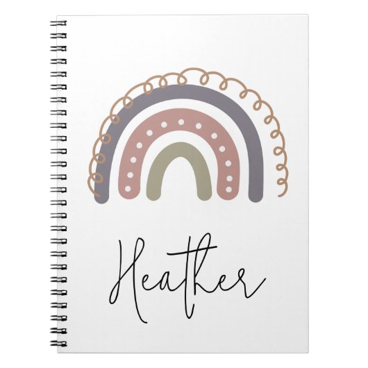 Individuelle Name Note Book Student University Uni Notizblock (Vorderseite)