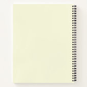 Individuelle Name-Notebook-Abdeckung mit Doodle-St Notizblock (Rückseite)