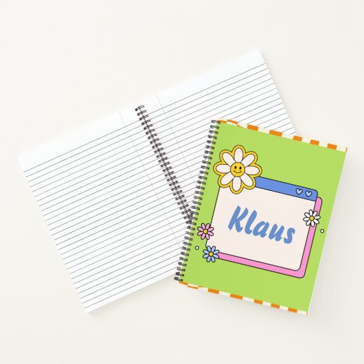 Individuelle Name-Notebook Notizblock (Innenseite)
