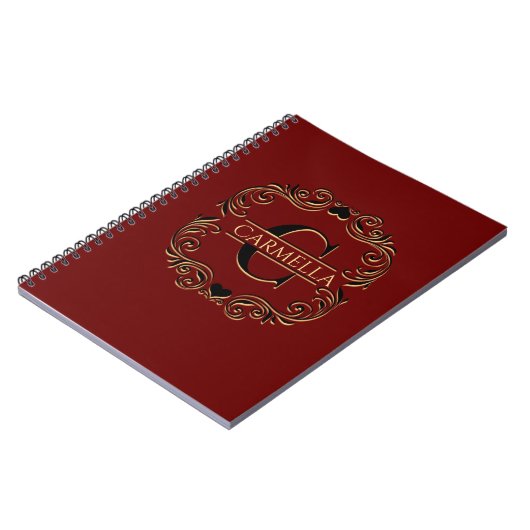 Individuelle Name Notebook oder Journal Notizblock (Linke Seite)