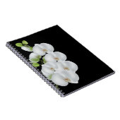 Individuelle Name Notebook-White Orchids Notizblock (Rechte Seite)