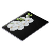 Individuelle Name Notebook-White Orchids Notizblock (Linke Seite)