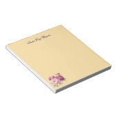 Individuelle Name Notepad mit Peongs Notizblock (angewinkelt)