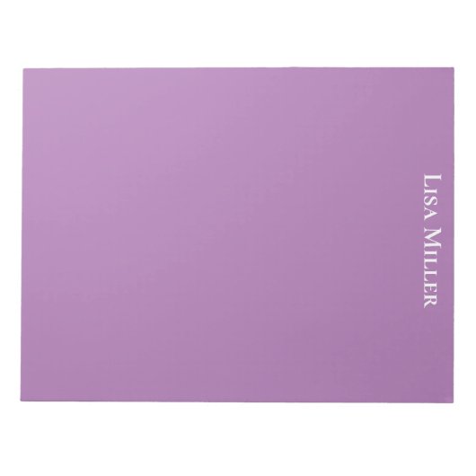 Individuelle Name Notizblock (Vorderseite)