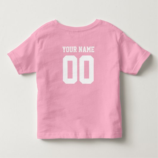 Individuelle Name Number Kids' Football Jersey Shi Kleinkind T-shirt (Rückseite)