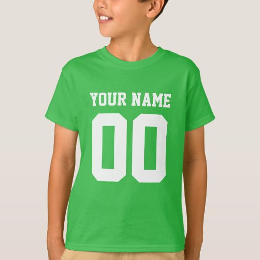 Individuelle Name Number Kids' Football Jersey Shi T-Shirt (Vorderseite)