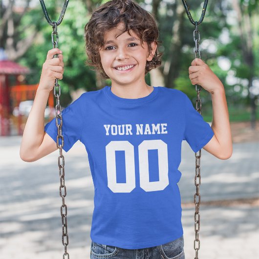 Individuelle Name Number Kids' Football Jersey Shi T-Shirt
