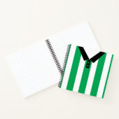 Individuelle Name & Number Soccer Rugby Jersey Notizbuch (Innenseite)