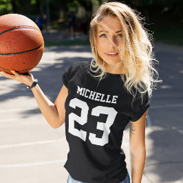 Individuelle Name Number Womens Sport Jersey T - S T-Shirt