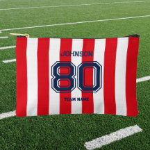 Individuelle Name-Nummer des Red & Navy-Sports-Tea