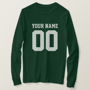 Individuelle Name Nummer Frauenfußball-T - Shirt