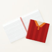 Individuelle Name Nummer Fußball Fußball Jersey Notizbuch (Innenseite)