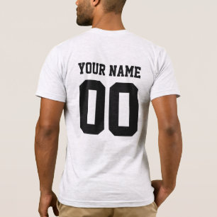 Individuelle Name Nummer Männer Fußball T - Shirt