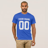 Individuelle Name Nummer Männer Fußball T - Shirt (Vorne ganz)