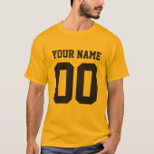 individuelle Name Nummer Männer Fußball T - Shirt (Vorderseite)