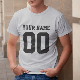 Individuelle Name Nummer Männer Fußball T - Shirt