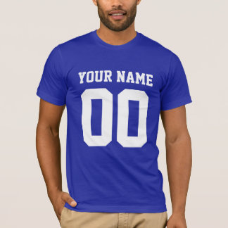 Individuelle Name Nummer Männer Fußball T - Shirt