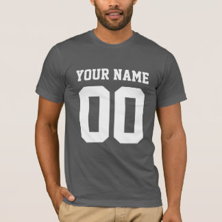Individuelle Name Nummer Männer Fußball T - Shirt