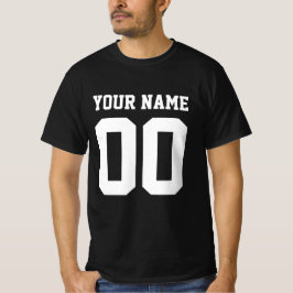 Individuelle Name Nummer Männer Fußball T - Shirt