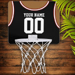 Individuelle Name/Nummer Mini Basketball Hoop<br><div class="desc">Spaß Jersey Design in den Farben Ihres Lieblings-Teams,  personalisiert mit Ihrem Namen und Nummer.</div>