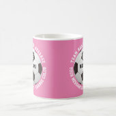 Individuelle Name-Nummer Teamname Fußball-Ball Kaffeetasse (Mittel)