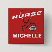 Individuelle Name Nurse Button (Vorderseite)