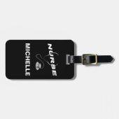 Individuelle Name Nurse Gepäckanhänger (Vorderseite horizontal)