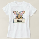 Individuelle Name Oaster Bunny Coquette T-Shirt (Design vorne)