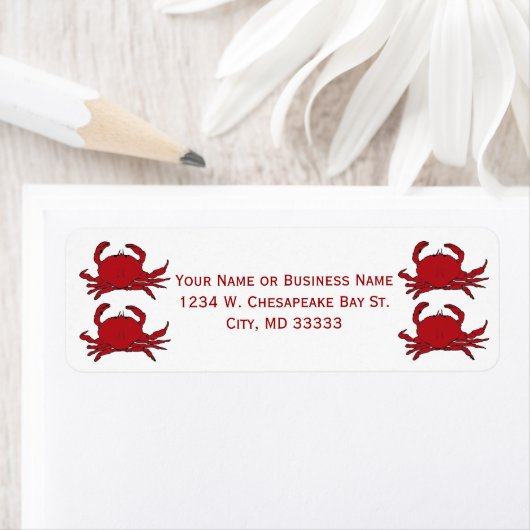 Individuelle Name oder Firma von gekochten Rotkäpp (Insitu)