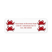 Individuelle Name oder Firma von gekochten Rotkäpp (Vorne)