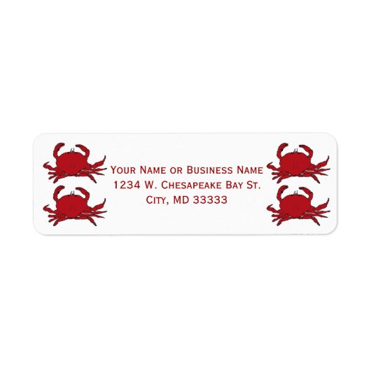 Individuelle Name oder Firma von gekochten Rotkäpp (Vorne)