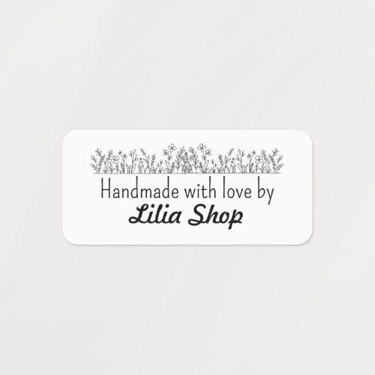 Individuelle Name oder Firmenname Etiketten (Design 1)