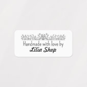 Individuelle Name oder Firmenname Etiketten (Design 2)