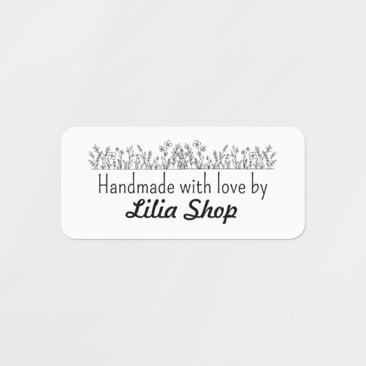 Individuelle Name oder Firmenname Etiketten (Design 2)