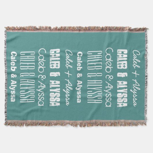 Individuelle Name oder Namen oder benutzerdefinier Decke (Vorderseite)