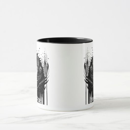 Individuelle Name oder Texfox Füchse Aquarell Tier Tasse (Zentrum)