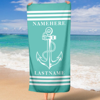 Individuelle Name oder Text für Mini-Verankerung u Strandtuch
