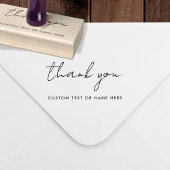 Individuelle Name oder Text | Minimalistischer Dan Gummistempel