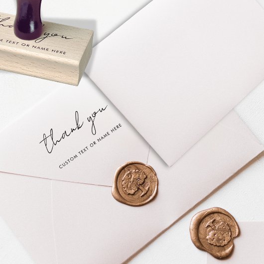 Individuelle Name oder Text | Minimalistischer Dan Gummistempel