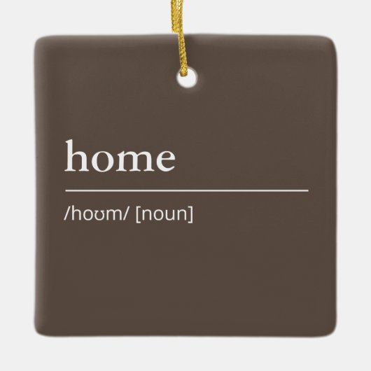 Individuelle Name oder Wörterbuch in Schwarzweiß Keramikornament (Vorderseite)