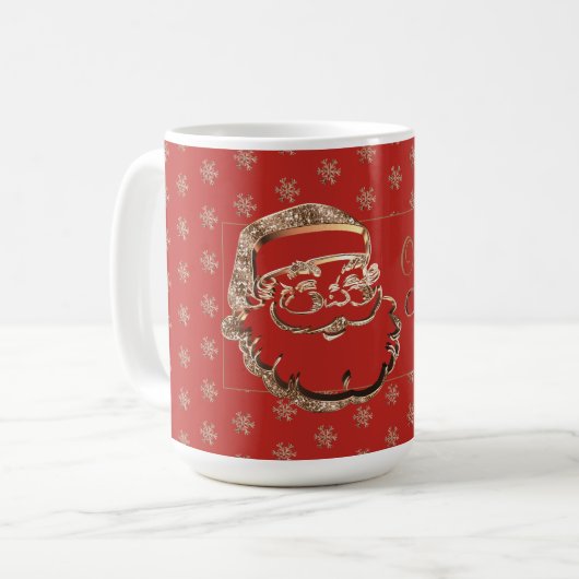 Individuelle Name Olivia's Weihnachtsfeier Tasse N (Vorderseite Links)