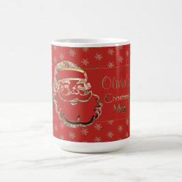 Individuelle Name Olivia's Weihnachtsfeier Tasse N