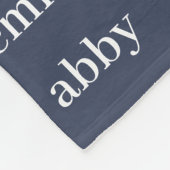 Individuelle Name Oma Blanket, Minky Baby Blanket Fleecedecke (Ecke)