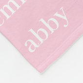Individuelle Name Oma Blanket, Minky Baby Blanket Fleecedecke (Ecke)