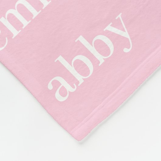 Individuelle Name Oma Blanket, Minky Baby Blanket Fleecedecke (Ecke)
