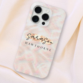 Individuelle Name Opal Stone Design Rose Gold Case-Mate iPhone Hülle