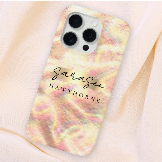 Individuelle Name Opal Stone Design Rose Gold Case-Mate iPhone Hülle
