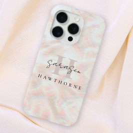 Individuelle Name Opal Stone Design Rose Gold Mono Case-Mate iPhone Hülle