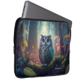 Individuelle Name Owl Forest Laptopschutzhülle (Vorne Rechts)