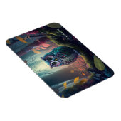 Individuelle Name Owl Forest Magnet (Rechte Seite)